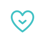 8 heart chevron